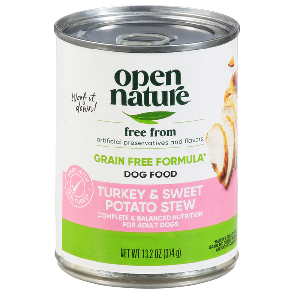 Open Nature Dog Food, Turkey & Sweet Potato Stew, Adult