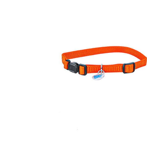 Play On Basic Cat Collar - Orange