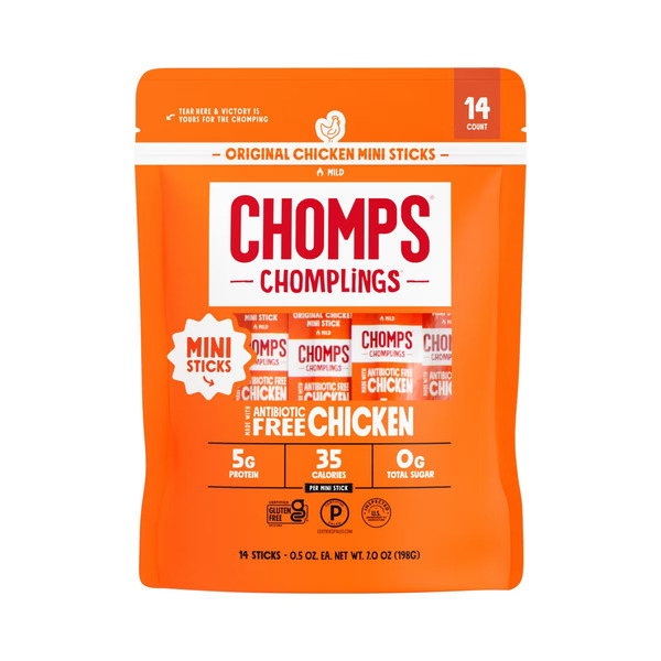 Chomps Chomplings Original Chicken Mini Sticks