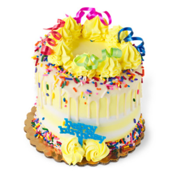 Tall Baby Lemon Party Cake