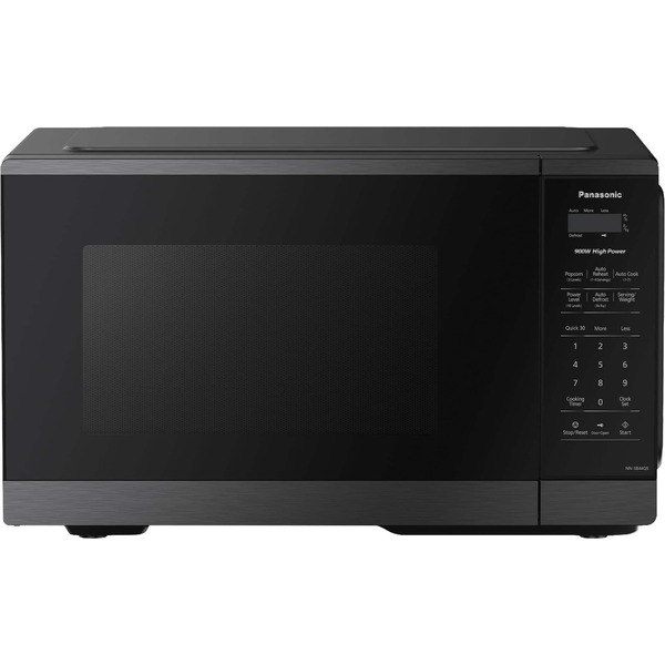 Panasonic Countertop Microwave Oven, 900W, 0.9 cu ft - Black Stainless Steel