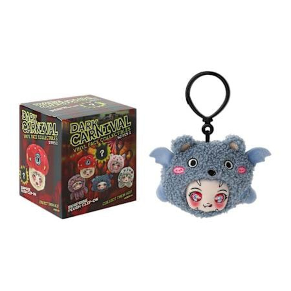 Dark Carnival Vinyl Face Collectible Surprise Plush Clip-On