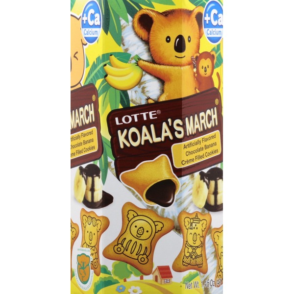 Lotte Cookies, Koala's March, Chocolate Banana (1.45 oz) Instacart