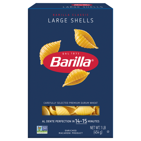 Barilla Classic Blue Box Pasta Large Shells