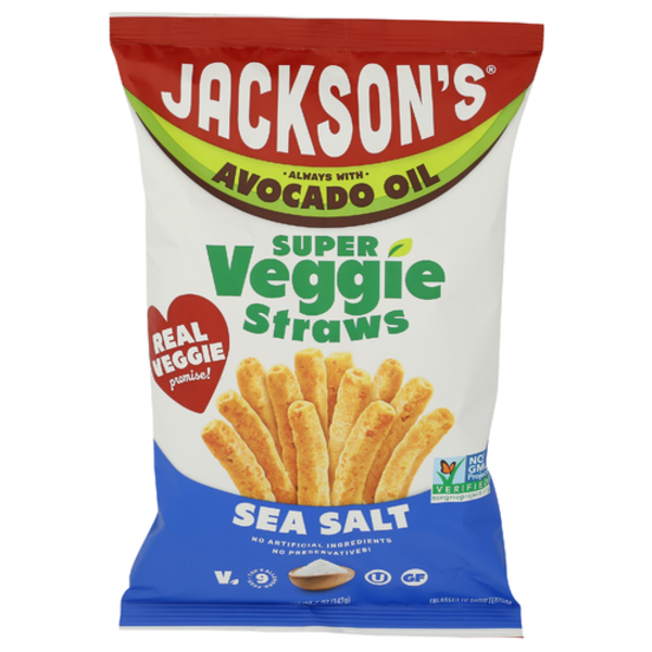 Jackson's Chips Sea Salt Avocado Oil Super Veggie Straws