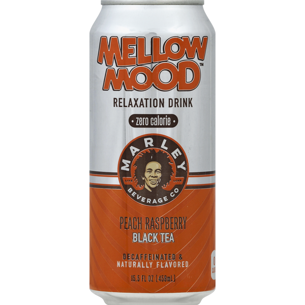 Marley Beverage Co Mellow Mood Black Tea, Peach Raspberry
