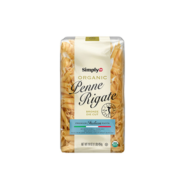SimplyGo Organic Dry Pasta Penne Rigate