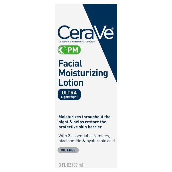 CeraVe Facial Moisturizing Lotion, PM, for Normal to Dry