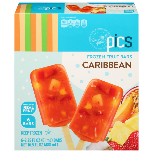 PICS Caribbean Frozen Fruit Bars Same-Day Delivery or Pickup