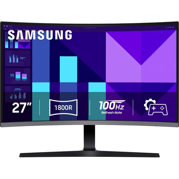 Samsung S39GD Series Curved FHD 100Hz Monitor With Built-in Speakers - Black