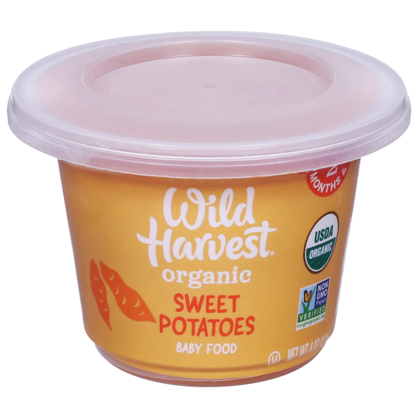 Wild Harvest Baby Food, Sweet Potatoes, Organic, (6+ Months