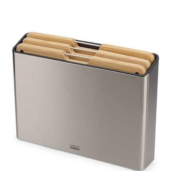 Joseph Joseph Folio Steel Bamboo 3-Piece Cutting Board Set