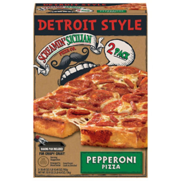 Screamin' Sicilian Detroit Style Pepperoni Pizza