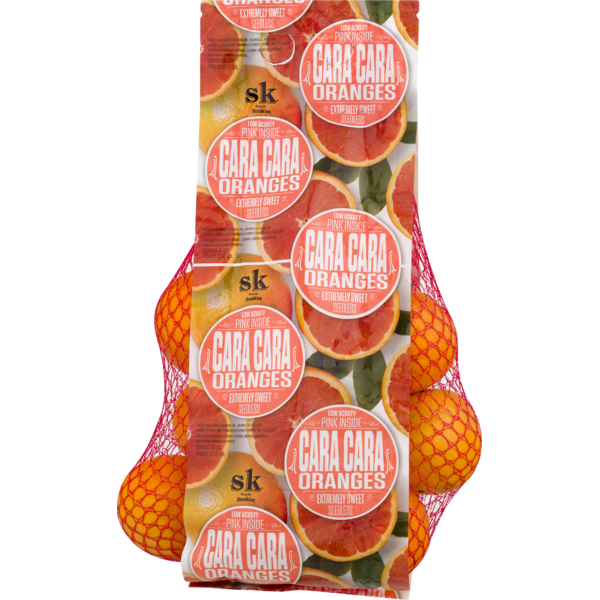Sunkist Orange Extremely Sweet Cara Cara Seedless, Net (3 lb bag) from