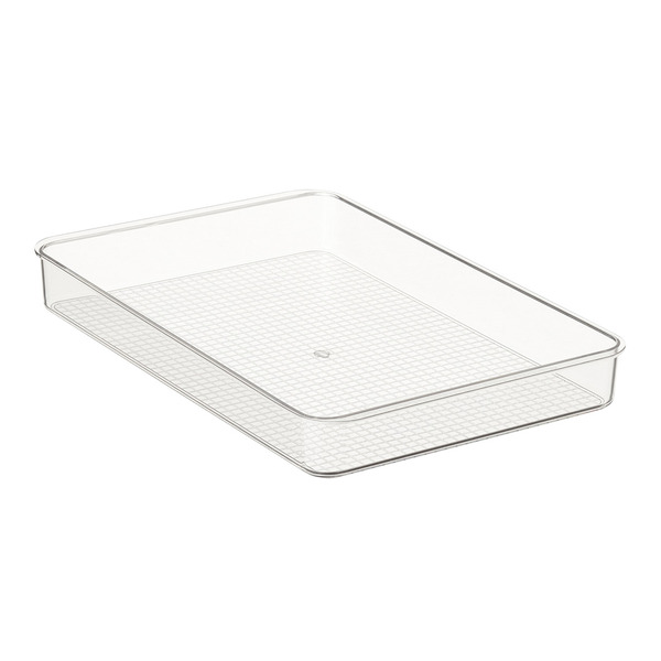 Everything Organizer The Everything Organizer 3-Tier Cart Wide Sliding Organizer - Clear