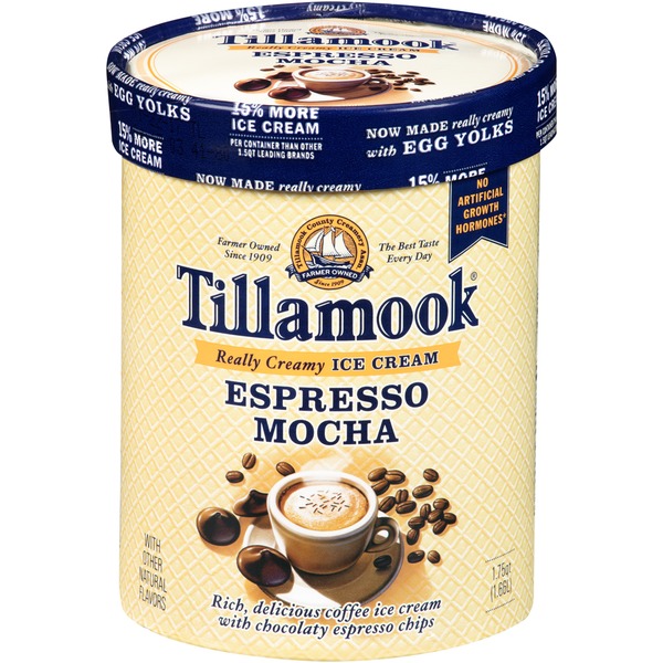 Tillamook Espresso Mocha Ice Cream (1.75 qt) Instacart