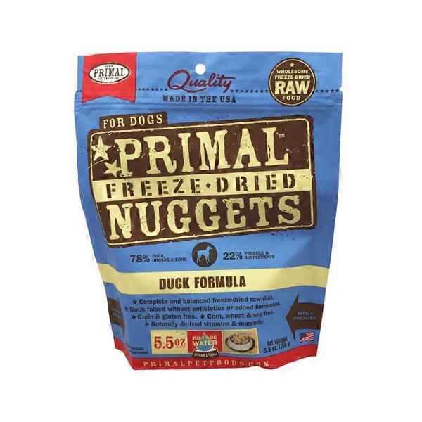 Primal Pet Foods Fd Nuggets Canine Duck (5.5 oz) Instacart