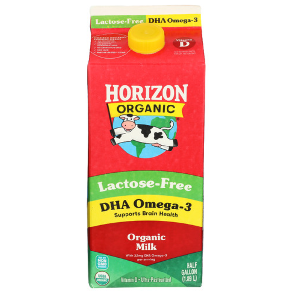 Horizon Organic Whole DHA Omega-3 Lactose Free Milk Same-Day