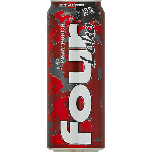 Four Loko Malt Beverage, Fruit Punch Same-Day Delivery or Pickup