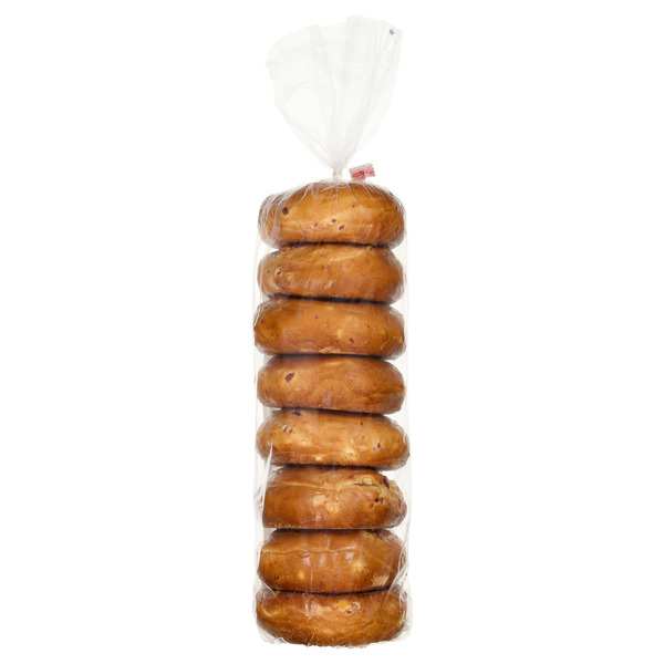 Kirkland Signature Cranberry Orange Bagels, 8-count