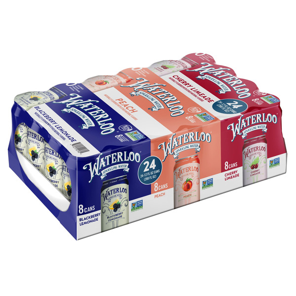 Costco Waterloo Sparkling Water Variety Pack Blackberry Lemonade