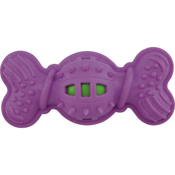 Play On Fetch Texture Bone Dog Toy