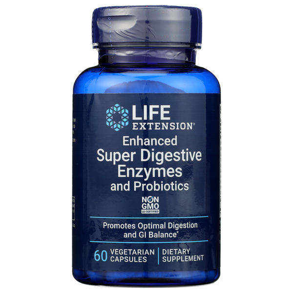 Life Extension Enhanced Super Digestive Enzymes And Probiotics