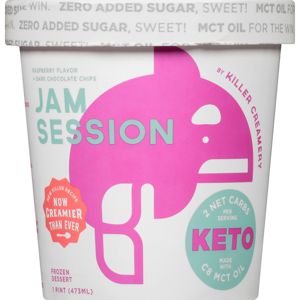 Killer Creamery Keto Ice Cream, Jam Session (1 pt) Instacart