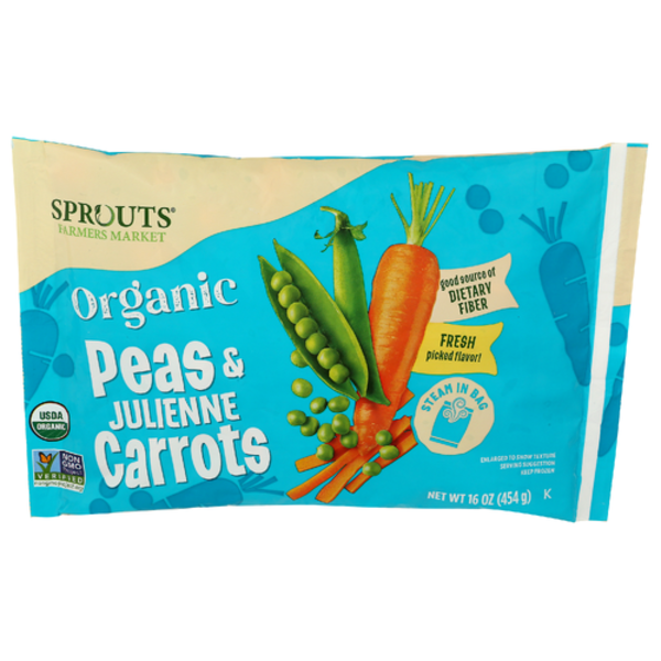 Sprouts Organic Peas & Julienne Carrots Mixed Medley