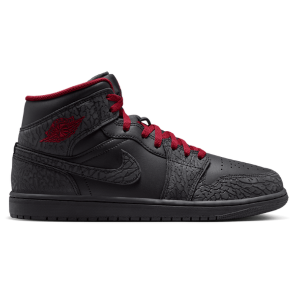 Nike Men's AJ 1 Mid SE, Size 11 - Tough Red/Black/Black