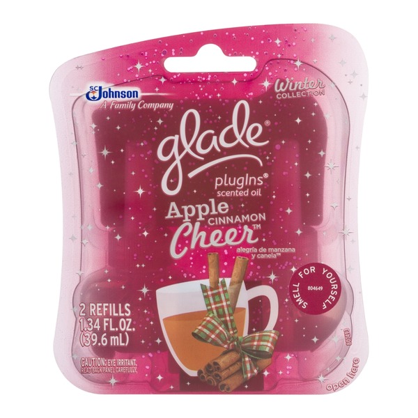 Glade Refills PlugIns Scented Oil Winter Collection Apple Cinnamon