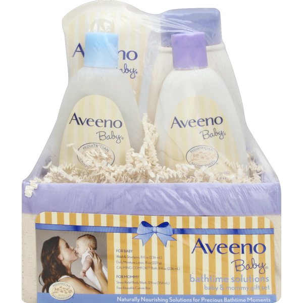 aveeno baby bathtime solutions gift set