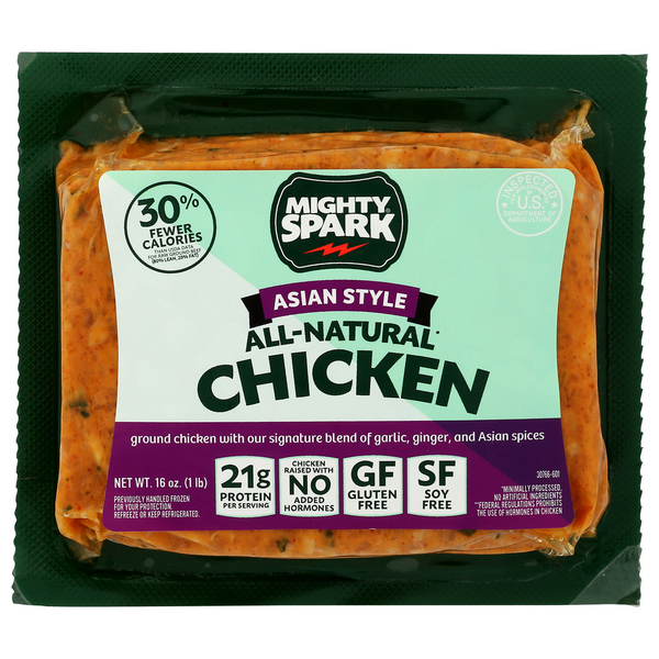 Mighty Spark Asian Style Ground Chicken -