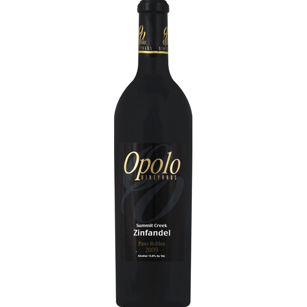Opolo Zinfandel, Summit Creek, Paso Robles, 2009 Same-Day Delivery