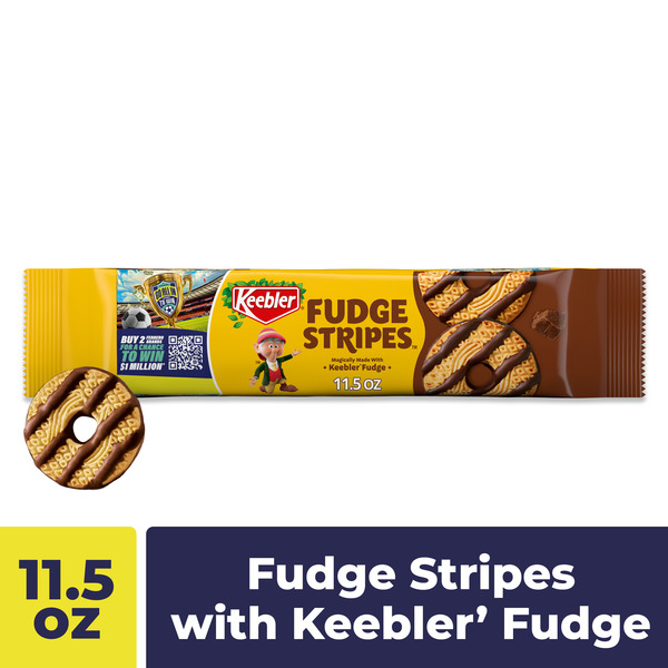 Keebler Fudge Stripes Original Shortbread Cookies
