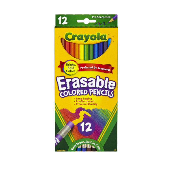 Crayola Pencils, Colored, Erasable