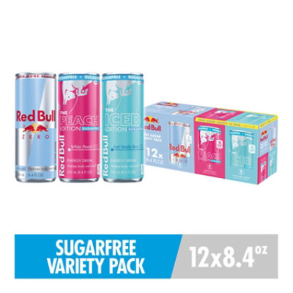 Red Bull Sugarfree Variety Pack Energy Drink Cans