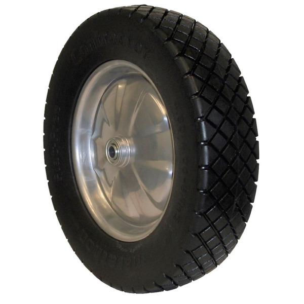 Marathon 15.4-in x 4.00-6 Universal Wheelbarrow Wheel