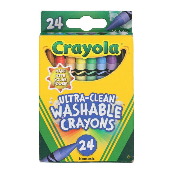 Dollar Tree Crayola Crayons, Washable, Ultra-Clean, Nontoxic Same