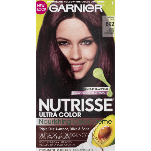 Garnier Haircolor, Permanent, Nourishing Color Creme, Passion Fruit