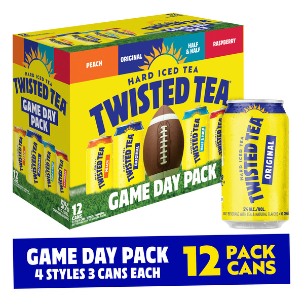 Twisted Tea Variety Game Day Pack, Hard Iced Tea (12 fl. oz. Can