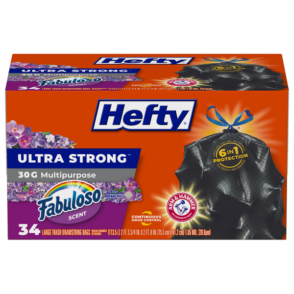 Target hefty trash drawstring bags fabuloso scent large same day