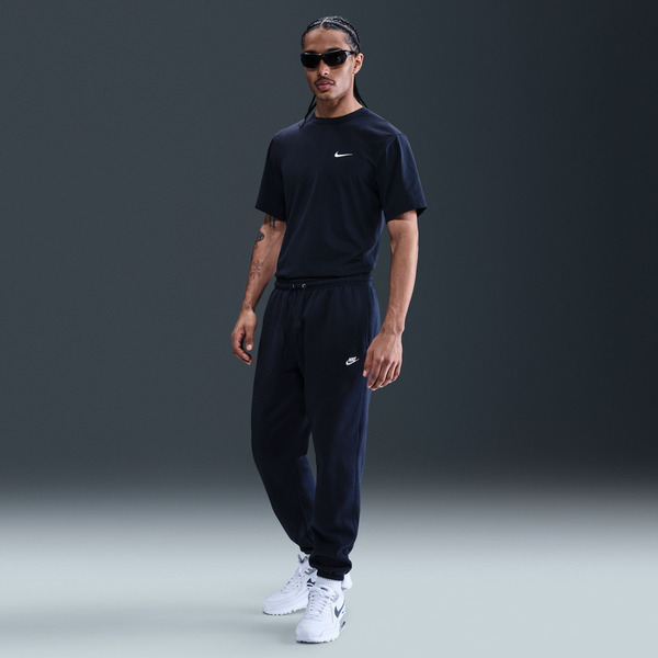 Nike Men's Club Fleece Cuffed Sweatpants, M - Obsidian