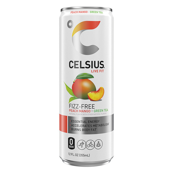 Celsius Peach Mango Green Tea Same-Day Delivery or Pickup | ALDI