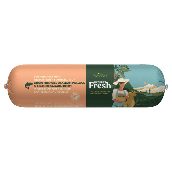 Freshpet Dog Food, Grain Free, Wild Alaskan Pollock & Atlantic