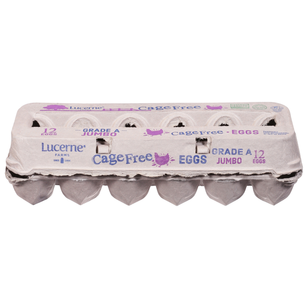 Lucerne Eggs, Cage Free, Jumbo