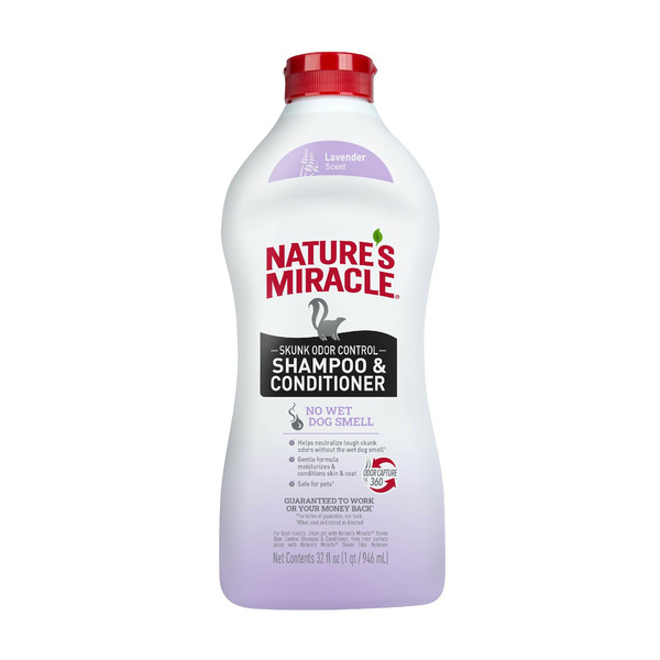 Nature's Miracle Shampoo & Conditioner, Skunk Odor Control