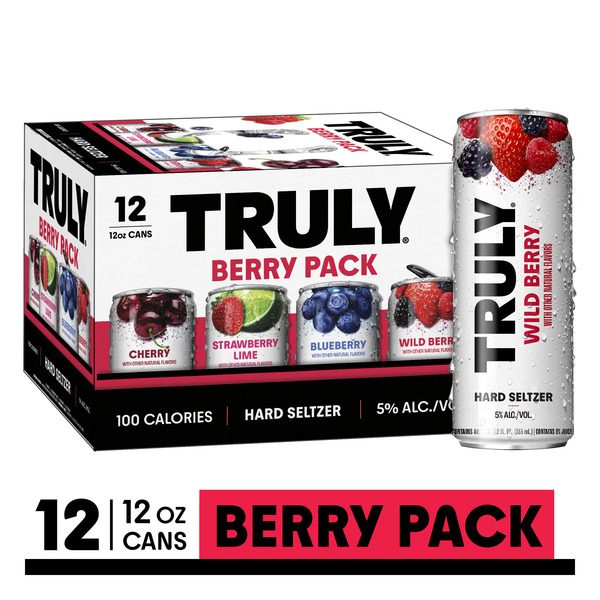 ＊ベリーページ Truly Hard Seltzer Berry Variety Pack (12 fl. oz. Can, 12pk.) Same