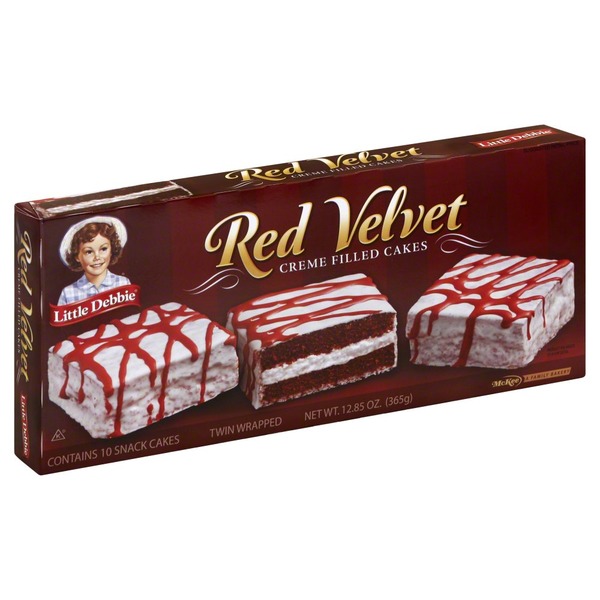 Little Debbie Cakes, Creme Filled, Red Velvet (10 ct) from