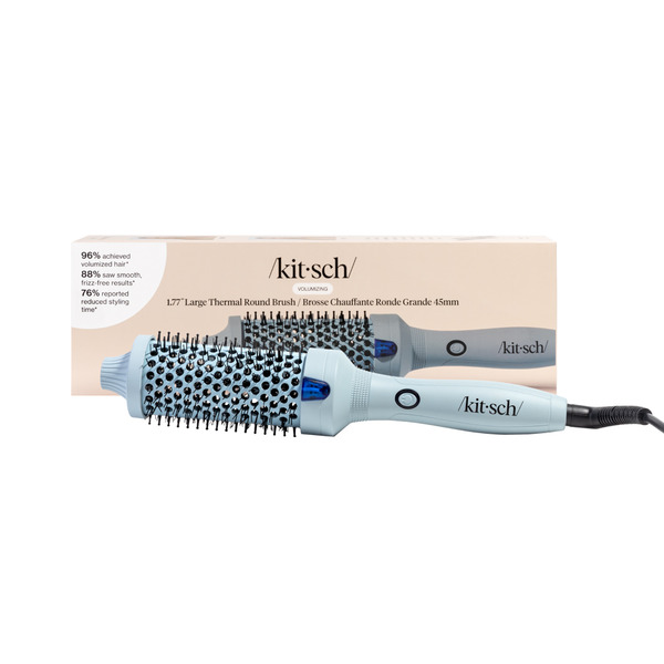 Kitsch Large Thermal Round Brush - Haze Blue